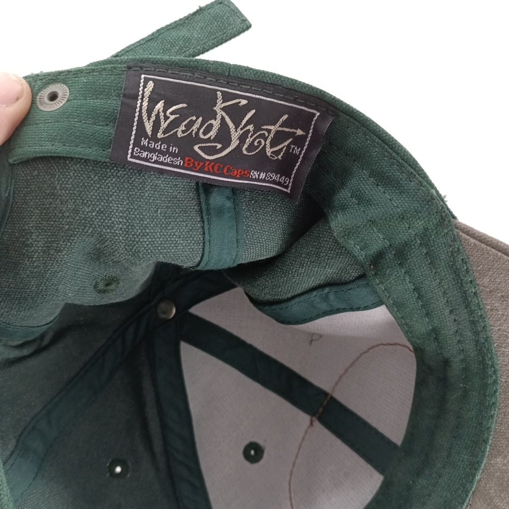Arkansas Game & Fish Commission Green Gray Patch Hat Adjustable Cap  #3 - Picture 7 of 7